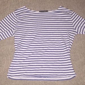 Brandy Melville quarter length sleeve crop top